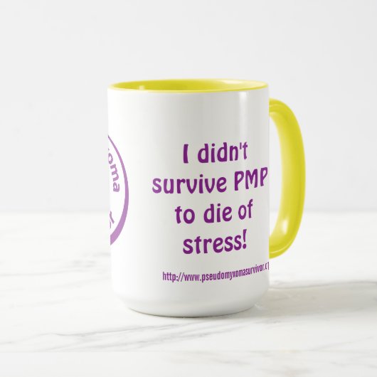 Ich überlebte nicht PMP… Wecker-Tasse Tasse (VorderseiteRechts)