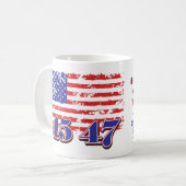 Ich überlebte Obama und Biden Kaffeetasse (Vorderseite Links)