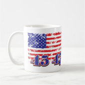 Ich überlebte Obama und Biden Kaffeetasse (Links)