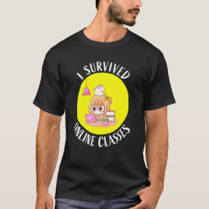 Ich überlebte Online-Virtualkurse und unterrichte T-Shirt