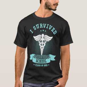 Ich überlebte Pharmazie School T - Shirt Apotheker