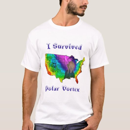 Ich überlebte Polar Vortex T-Shirt (Vorderseite)