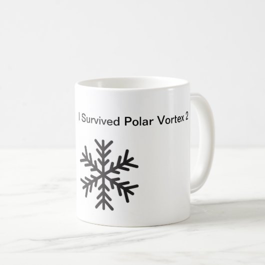 Ich überlebte polare Turbulenz 2 Kaffeetasse (VorderseiteRechts)