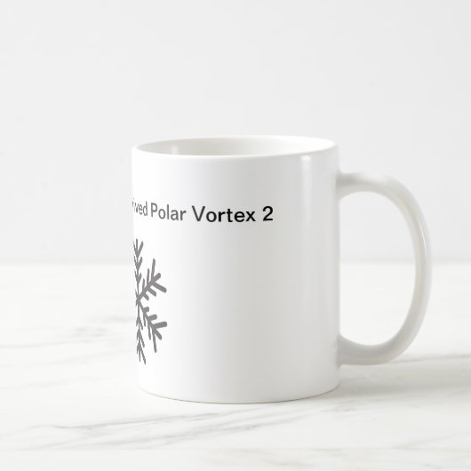 Ich überlebte polare Turbulenz 2 Kaffeetasse (Rechts)