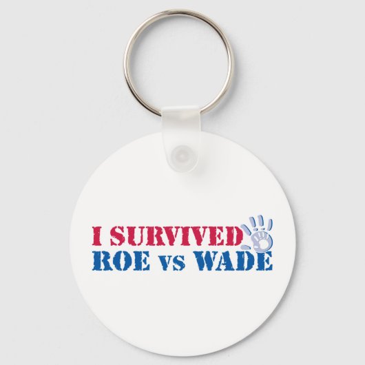 Ich überlebte Roe vs Wade (Hand) Schlüsselanhänger (Vorderseite)