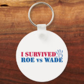 Ich überlebte Roe vs Wade (Hand) Schlüsselanhänger (Vorderseite)