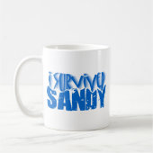 ich überlebte SANDY Kaffeetasse (Links)