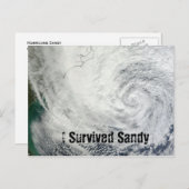 Ich überlebte Sandy Postcard Postkarte (Vorne/Hinten)