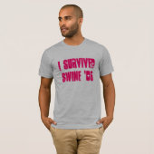 Ich überlebte Schweine '09 T-Shirt (Vorne ganz)