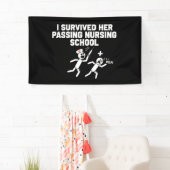 Ich überlebte sie bei der Krankenschwester der Kra Banner (Insitu)