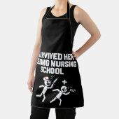 Ich überlebte sie bei der Krankenschwester der Kra Schürze (InSitu)