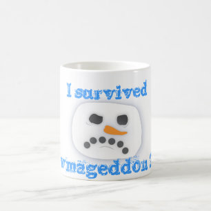 Ich überlebte Snowmageddon 2010 Kaffeetasse