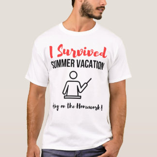 Ich überlebte Sommerferien T-Shirt