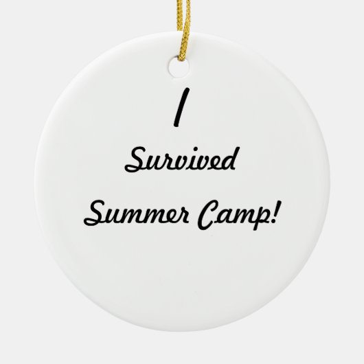Ich überlebte Sommerlager! Keramikornament (Vorne)