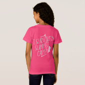 Ich überlebte Summer Camp Girls Erste Camping Reis T-Shirt (Schwarz voll)
