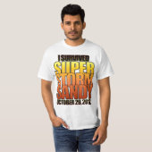 Ich überlebte Supersturm-Hurrikan Sandy T-Shirt (Vorne ganz)