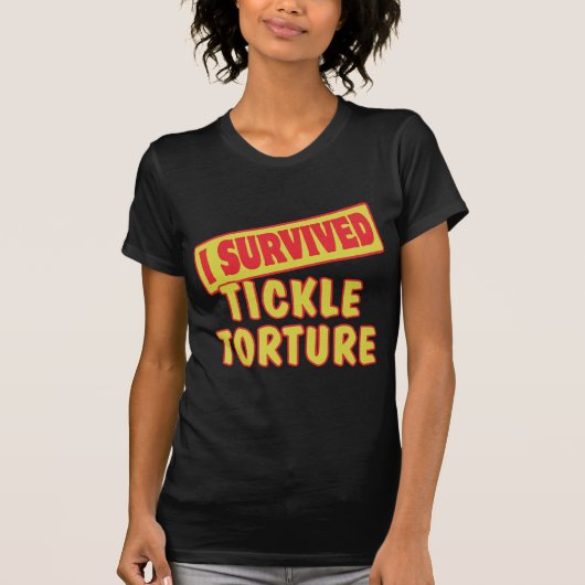 ICH ÜBERLEBTE TICKLE TORTURE T-Shirt (Vorderseite)