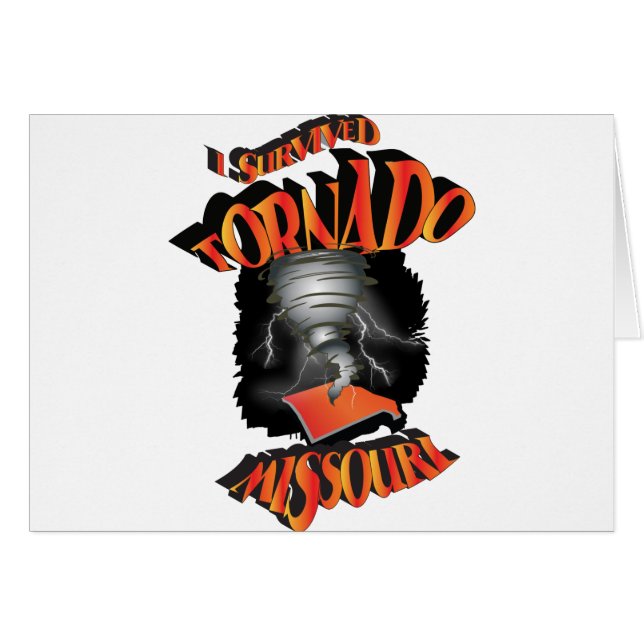 Ich überlebte Tornado Missouri (Vorderseite (Horizontal))