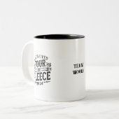 Ich überlebte Tour de Fleece 2024 Personal Zweifarbige Tasse (Vorderseite Links)