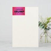 Ich überlebte tRUMP Briefpapier (Stehend Vorderseite)