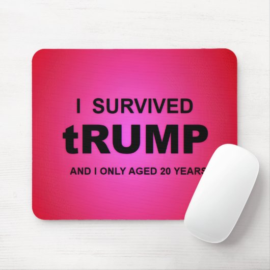 Ich überlebte tRUMP Mousepad (Mit Mouse)