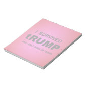 Ich überlebte tRUMP Notizblock (Rotiert)