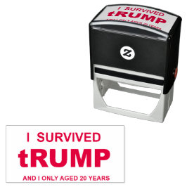 Ich überlebte tRUMP Permastempel