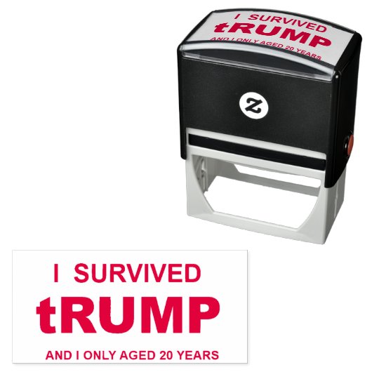 Ich überlebte tRUMP Permastempel (Beispiel)
