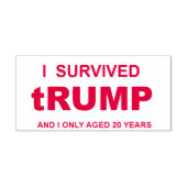 Ich überlebte tRUMP Permastempel (Design)