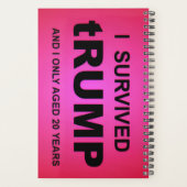 Ich überlebte tRUMP Planer (Rückseite)