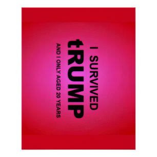 Ich überlebte tRUMP Poster