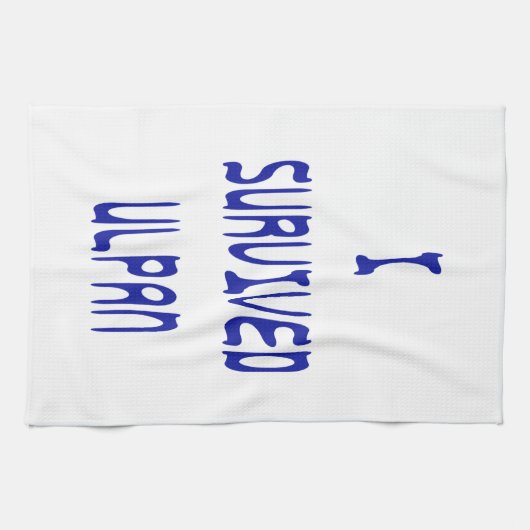 Ich überlebte Ulpan Handtuch (Horizontal)