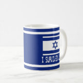 Ich überlebte Ulpan Kaffeetasse (VorderseiteRechts)