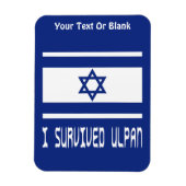 Ich überlebte Ulpan Magnet (Vertikal)