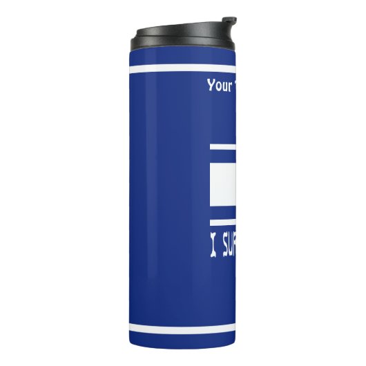 Ich überlebte Ulpan Thermosbecher (Nach links gedreht)