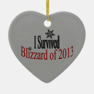 Ich überlebte Verzierung des Blizzard-2013 Keramik Ornament