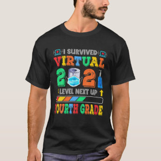 Ich überlebte Virtual 2021 Level auf der vierten S T-Shirt