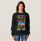 Ich überlebte virtuelles Fernunterricht 2021 Tea 2 Sweatshirt (Vorne ganz)