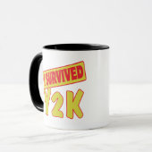 ICH ÜBERLEBTE Y2K TASSE (Vorderseite Links)
