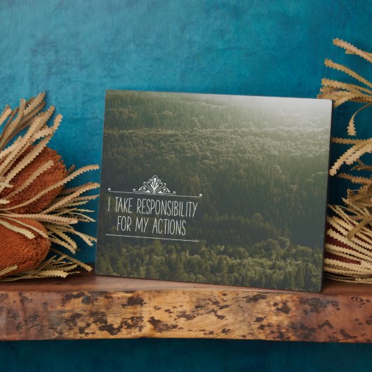 Ich übernehme Verantwortung Fotoplatte (Seite)