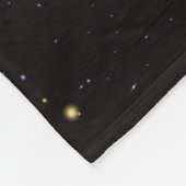 Ich überquerte die Rainbow Bridge, einen Denkenhun Fleecedecke (Ecke)