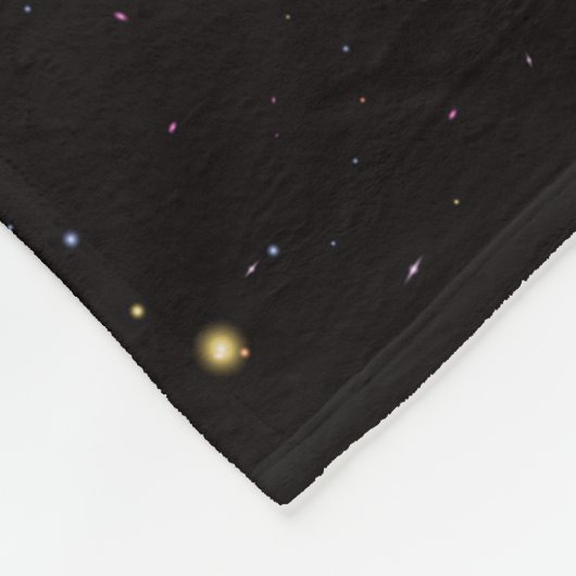 Ich überquerte die Rainbow Bridge, einen Denkenhun Fleecedecke (Ecke)