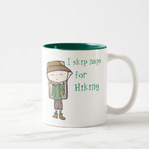Ich überspringe Nickerchen für das Wandern der Zweifarbige Tasse