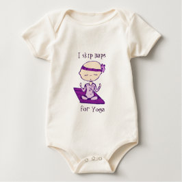 ich überspringe Nickerchen für Yoga Baby Strampler