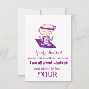 Ich überspringe Nickerchen zum Geburtstag einer Yo Einladung