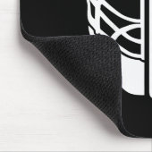 Ich überstand 100 Schultage Eishockey-Junge Mousepad (Ecke)