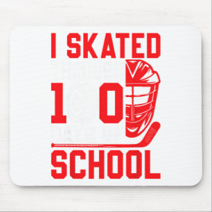 Ich überstand 100 Tage Schule Eishockey 100 Mousepad