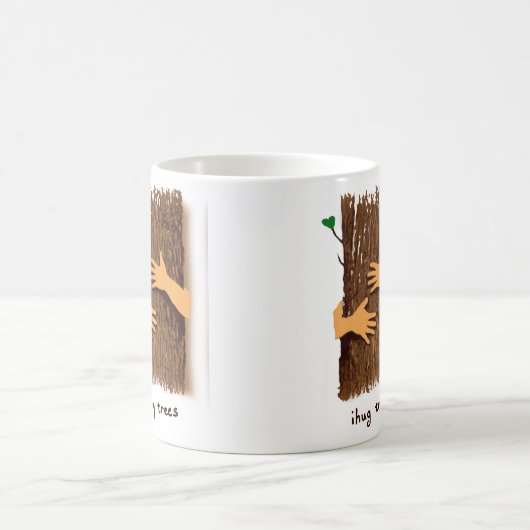 Ich umarme Baum-Tasse Kaffeetasse (Mittel)