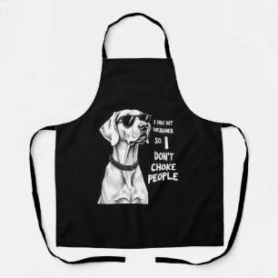 Ich Umarme Meinen Weimaraner, Damit Ich Leute Nich Schürze
