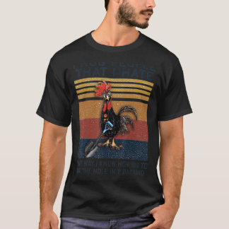 Ich umarme Menschen, die ich Hühnchen hasse T-Shirt
